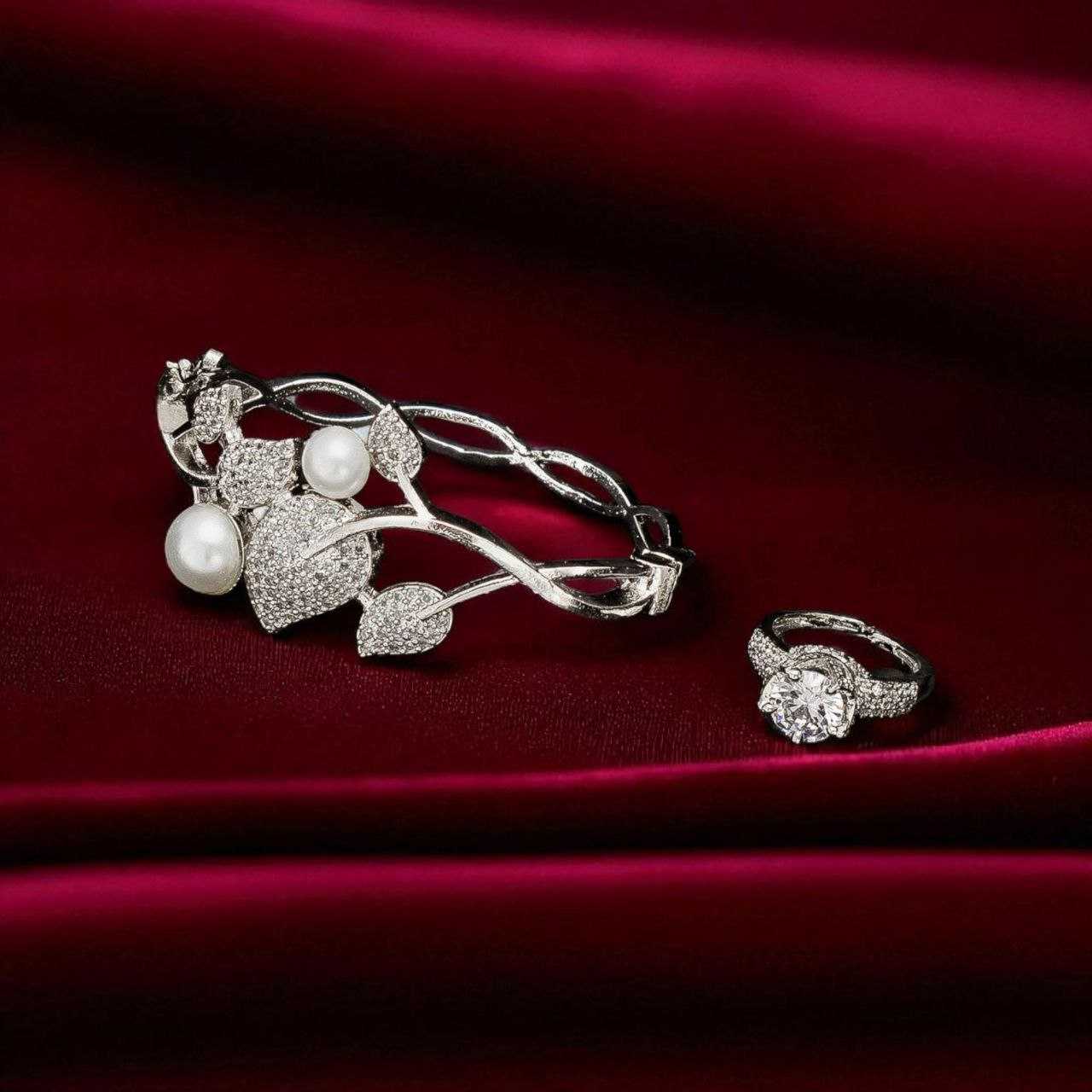 Ynf Brass Womens Jewellery Wholesale AD Diamond Bracelet Diamond Bracelets Antique Bracelet Manufacturer - Jewellery Export