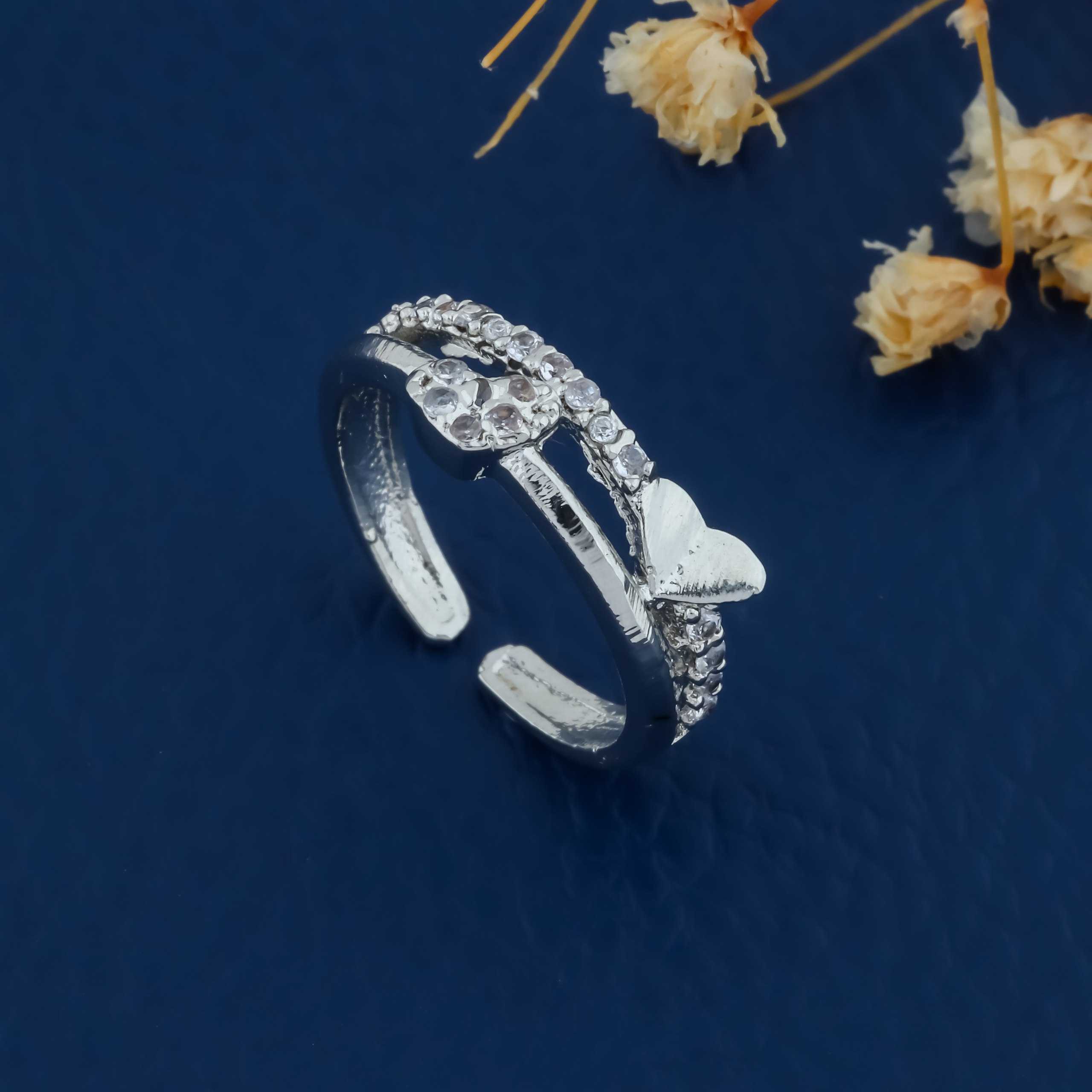 Ynf Brass Womens Jewellery Wholesale Diamond Rings AD Diamond Rings Antique Ring Manufacturer - Jewellery Export