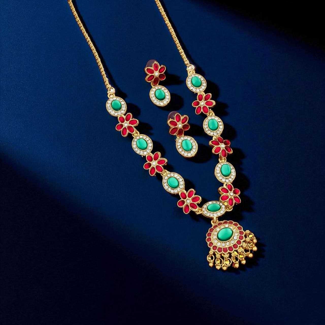 Ynf Brass Womens Jewellery Wholesale Kundan Necklace Set Antique Necklaces Set Fashion Necklace Manufacturer - Jewellery Export