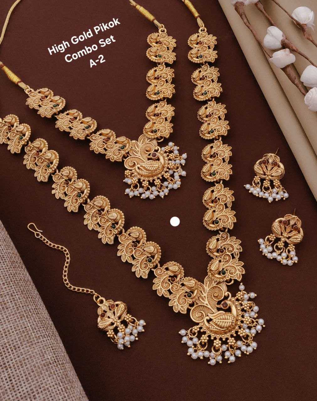 Ynf Brass Womens Jewellery Wholesale Long Sets Temple Jewelry Traditional Jewelry Manufacturer - Jewellery Export