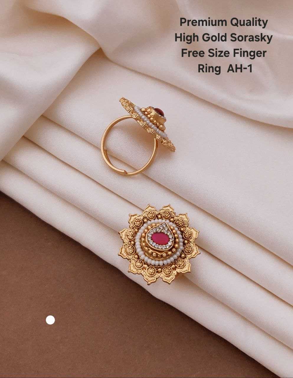 Ynf Gold Plated KESH193 103 Womens Jewellery Wholesale Diamond Rings Party Wear Jewelry Manufacturer - Jewellery Export
