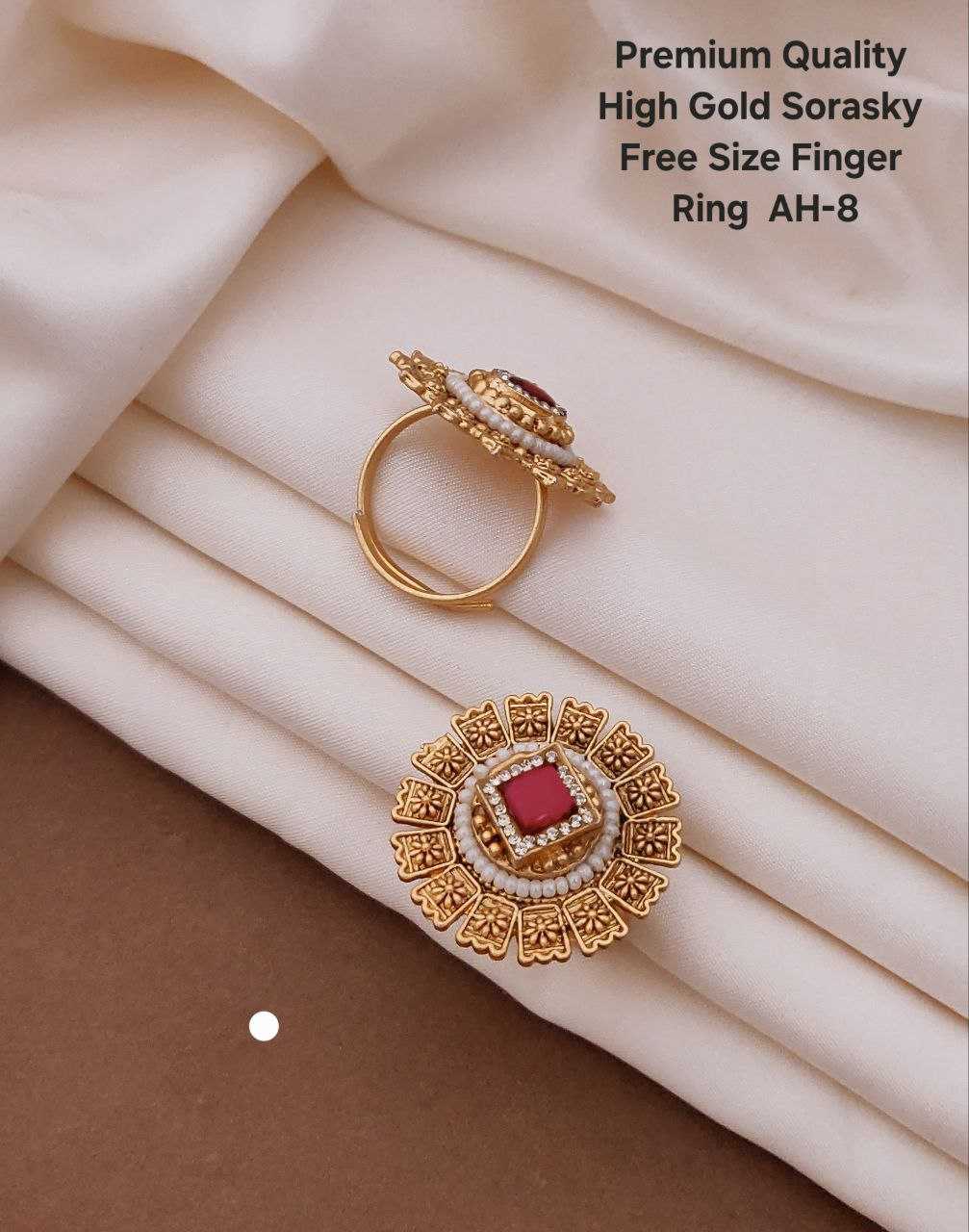 Ynf Gold Plated KESH193 103 Womens Jewellery Wholesale Diamond Rings Party Wear Jewelry Manufacturer - Jewellery Export