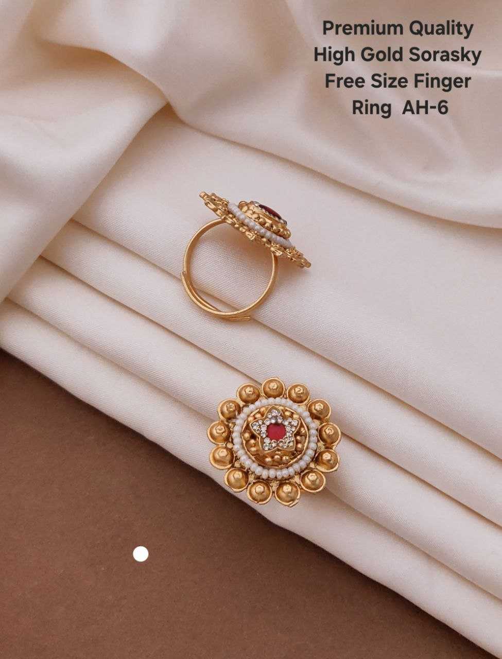 Ynf Gold Plated KESH193 103 Womens Jewellery Wholesale Diamond Rings Party Wear Jewelry Manufacturer - Jewellery Export