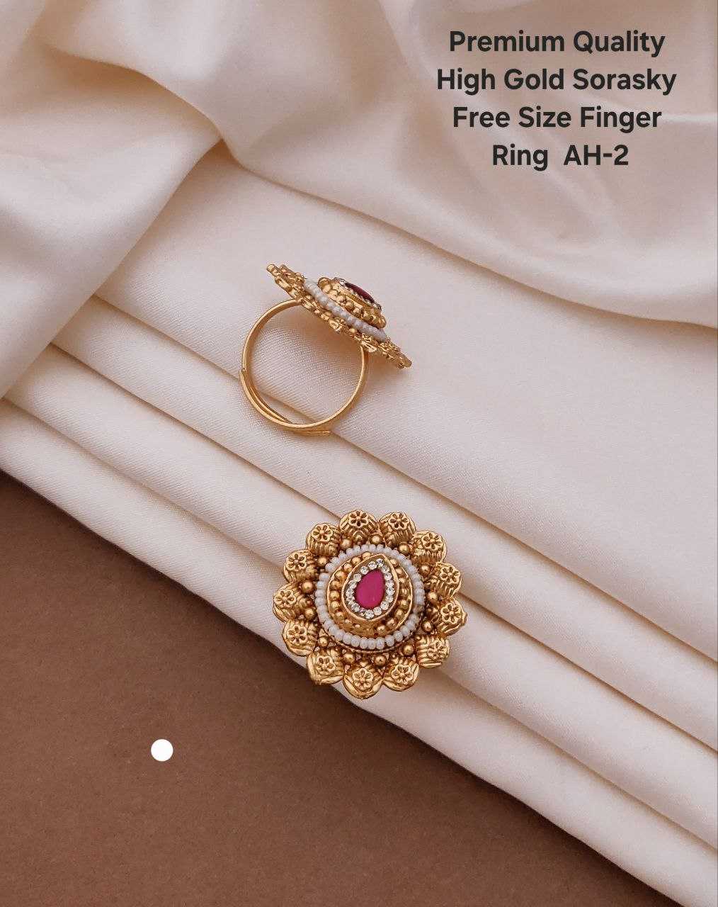 Ynf Gold Plated KESH193 103 Womens Jewellery Wholesale Diamond Rings Party Wear Jewelry Manufacturer - Jewellery Export
