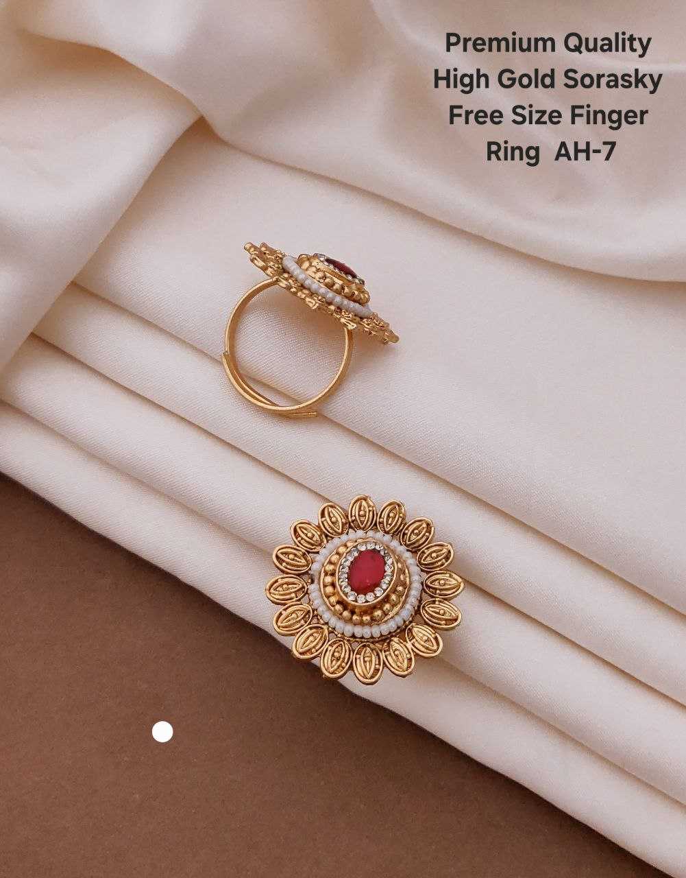 Ynf Gold Plated KESH193 103 Womens Jewellery Wholesale Diamond Rings Party Wear Jewelry Manufacturer - Jewellery Export