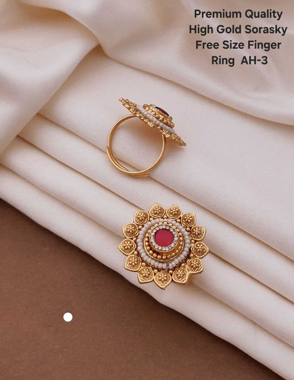 Ynf Gold Plated KESH193 103 Womens Jewellery Wholesale Diamond Rings Party Wear Jewelry Manufacturer - Jewellery Export