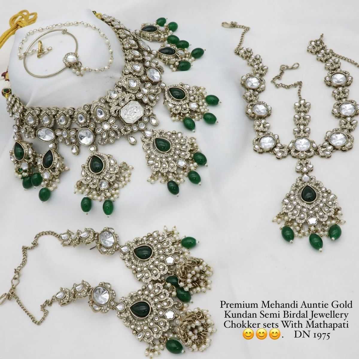 Ynf Gold Plated Womens Jewellery Wholesale Fancy Mala Necklaces Designer Crystal Necklaces Party Wear Jewelry Manufacturer - Jewellery Export