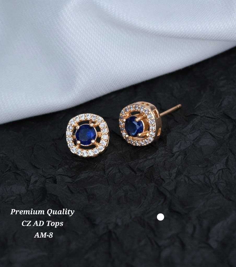 Ynf Alloy KESH193 135 Womens Jewellery Festive Collections Wholesale Fancy Earrings AD Diamond Earring Earrings With Stones Manufacturer - Jewellery Export