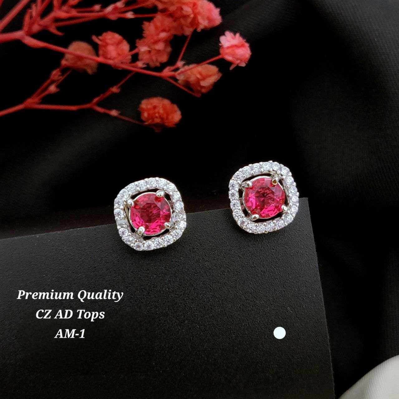 Ynf Alloy KESH193 135 Womens Jewellery Festive Collections Wholesale Fancy Earrings AD Diamond Earring Earrings With Stones Manufacturer - Jewellery Export