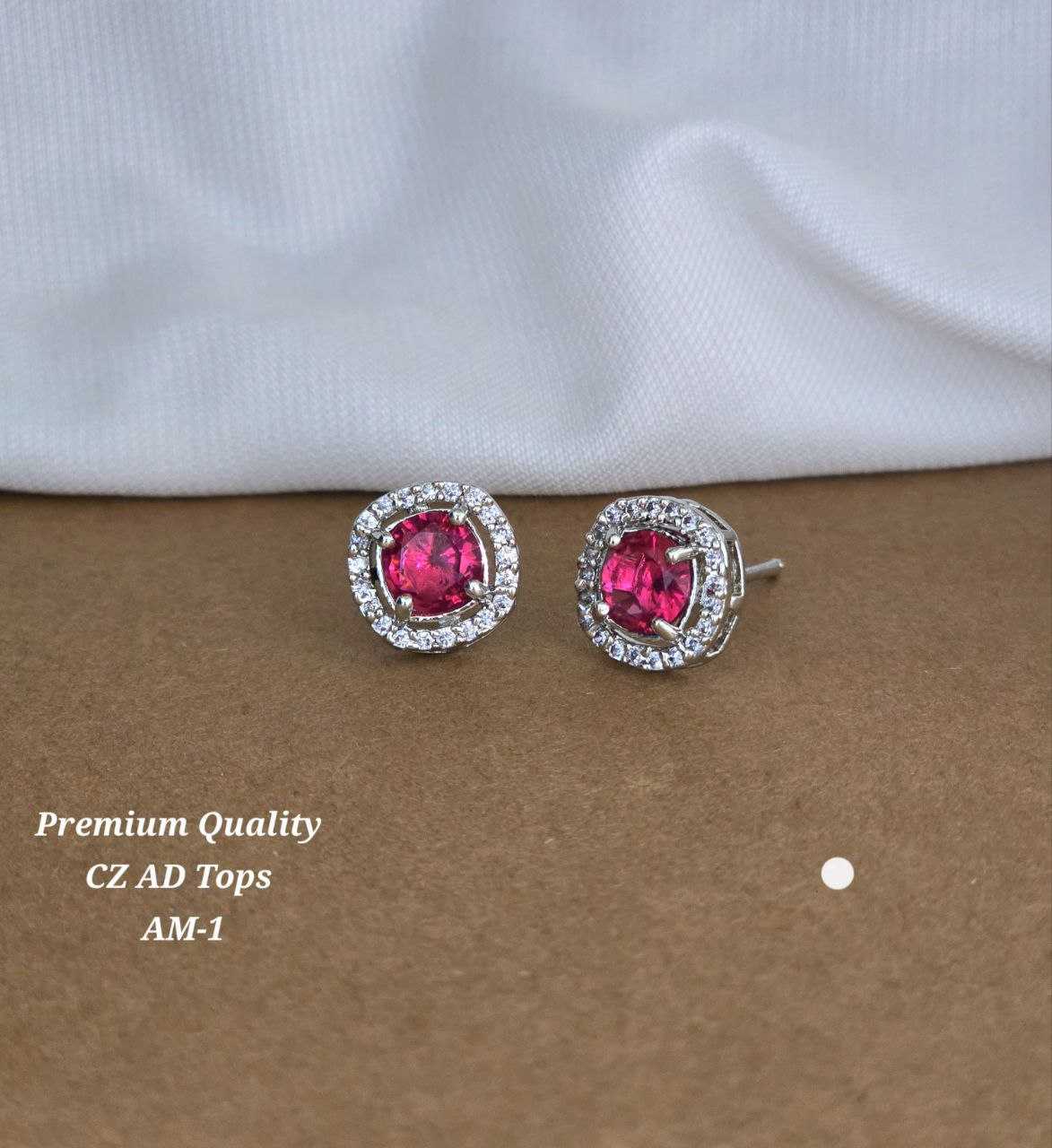 Ynf Alloy KESH193 135 Womens Jewellery Festive Collections Wholesale Fancy Earrings AD Diamond Earring Earrings With Stones Manufacturer - Jewellery Export