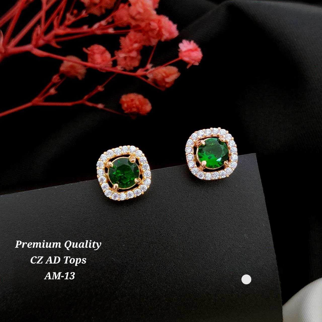 Ynf Alloy KESH193 135 Womens Jewellery Festive Collections Wholesale Fancy Earrings AD Diamond Earring Earrings With Stones Manufacturer - Jewellery Export