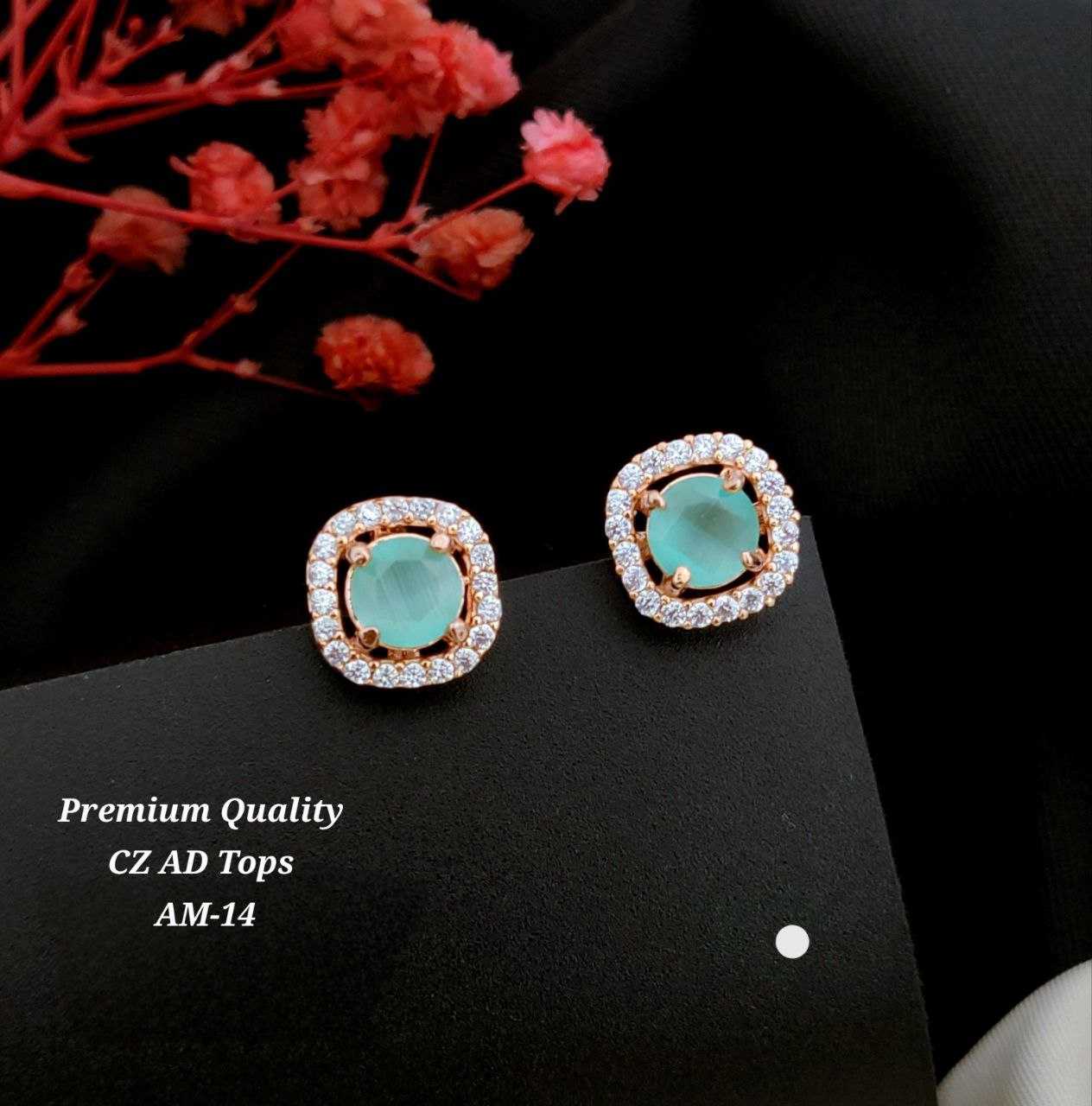 Ynf Alloy KESH193 135 Womens Jewellery Festive Collections Wholesale Fancy Earrings AD Diamond Earring Earrings With Stones Manufacturer - Jewellery Export
