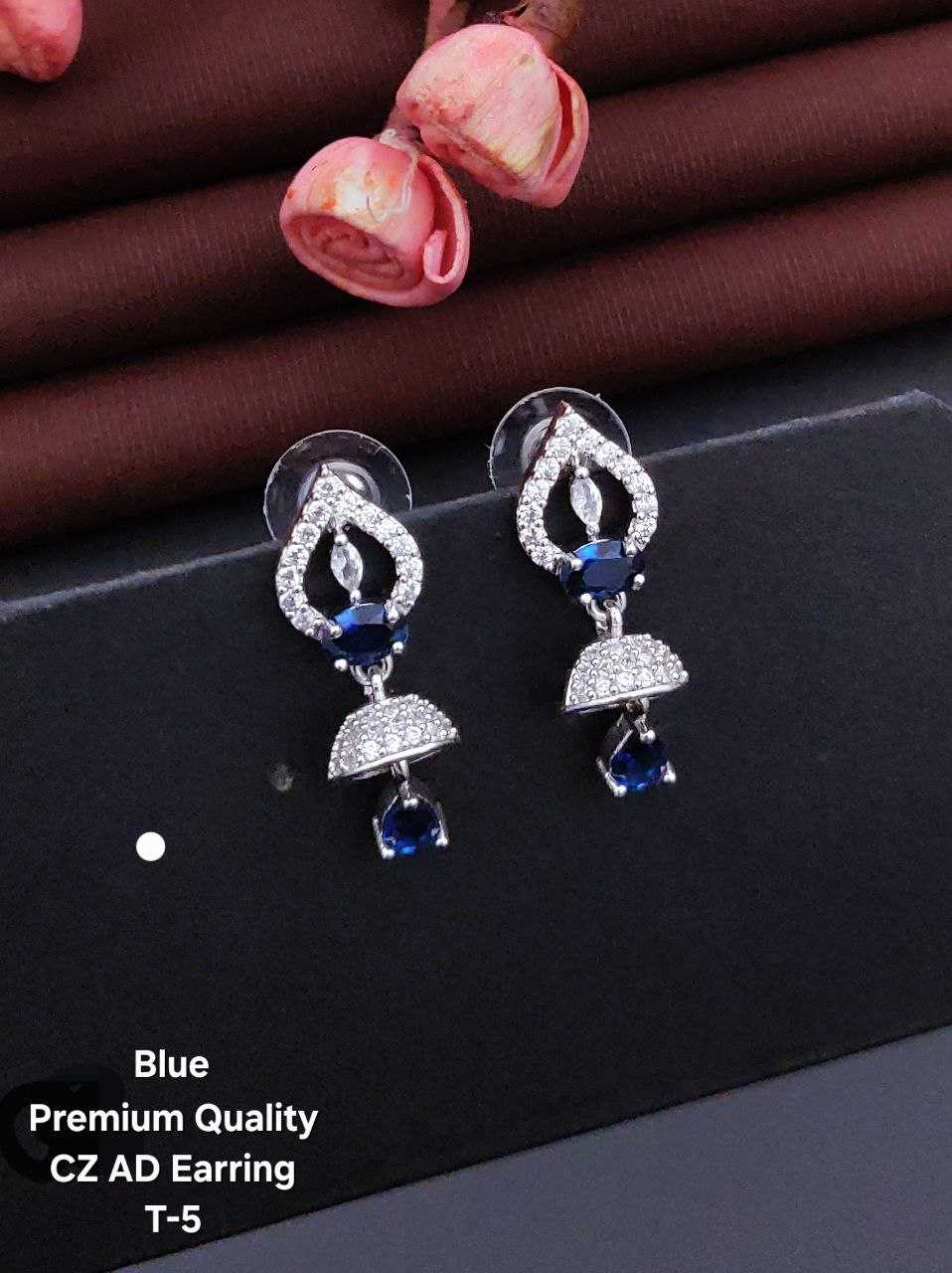 Ynf Brass KESH111 Womens Jewellery Wholesale Fancy Earrings Jarman Silver Earrings Manufacturer - Jewellery Export