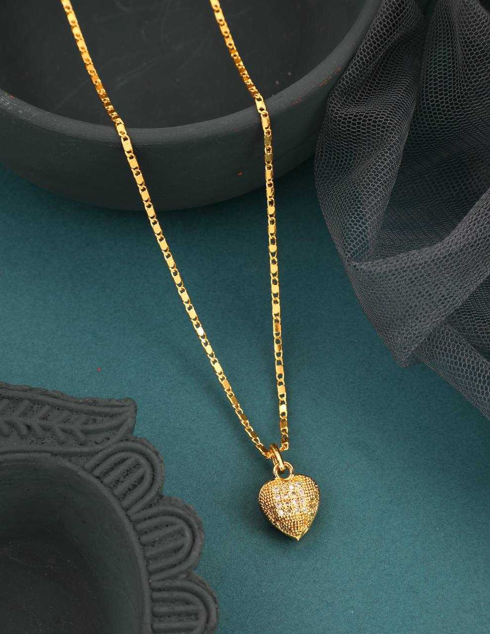 Ynf Brass KESH191 1 Womens Jewellery Wholesale Chain Pendant Set Pendant Set Manufacturer - Jewellery Export