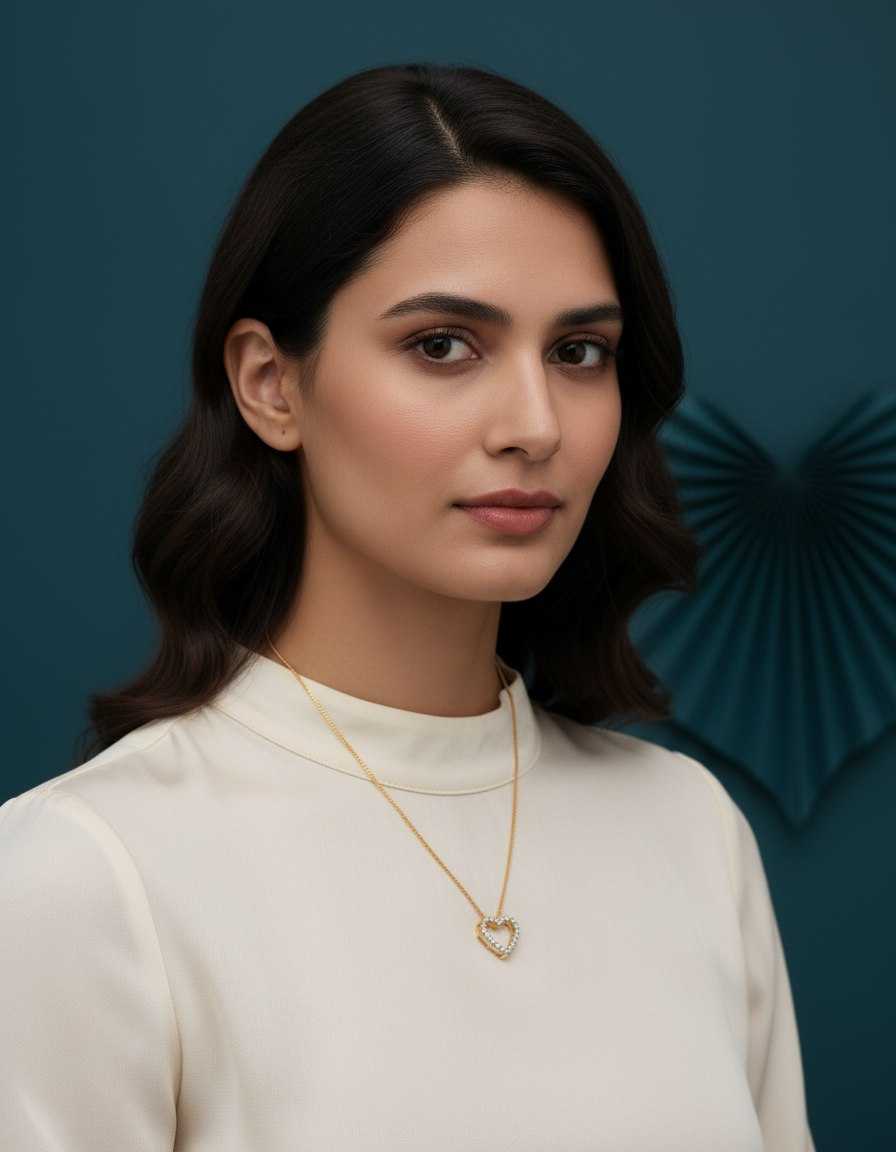 Ynf Brass KESH191 1 Womens Jewellery Wholesale Chain Pendant Set Pendant Sets Manufacturer - Jewellery Export