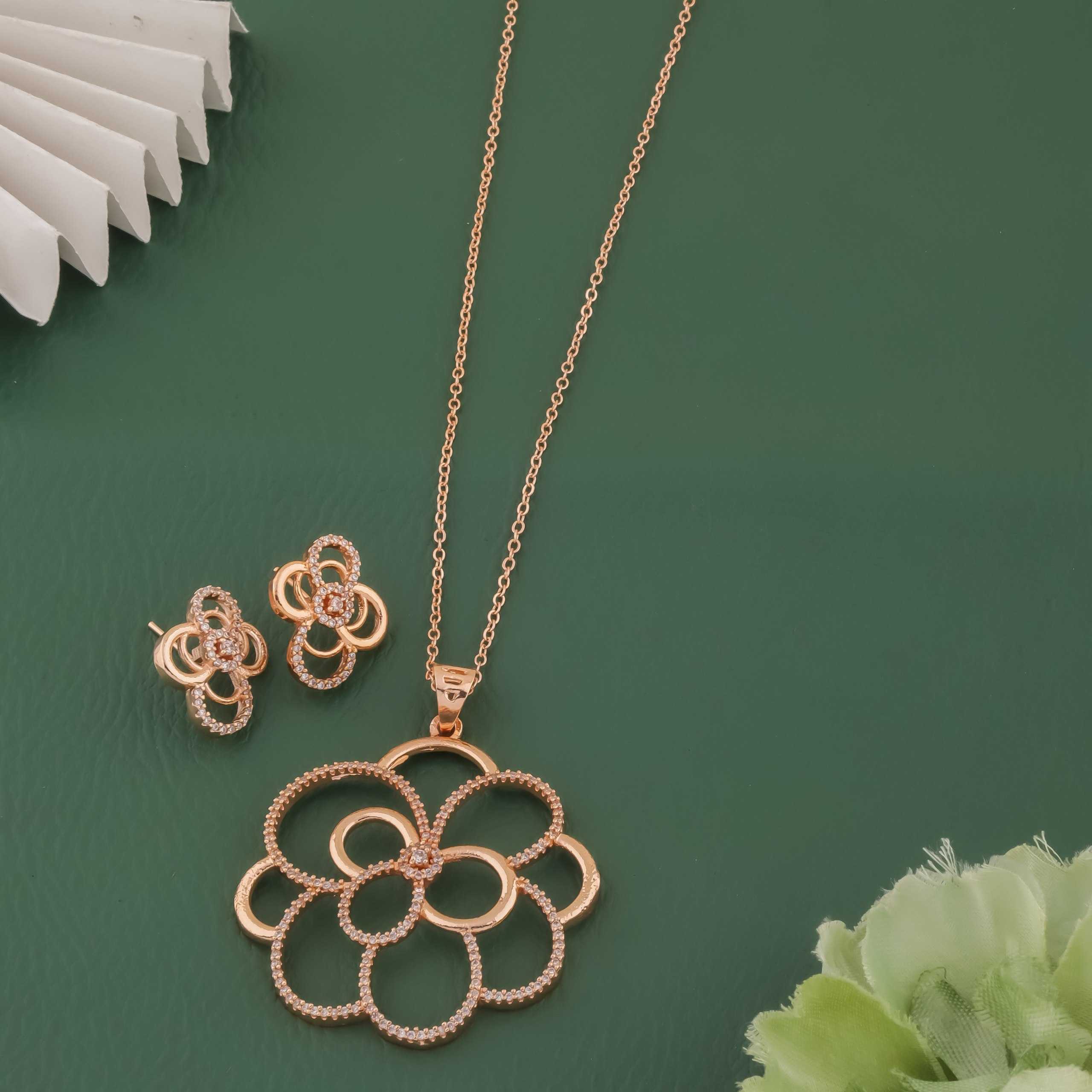 Ynf Brass KESH191 1 Womens Jewellery Wholesale Fashion Pendant Pendant Set Manufacturer - Jewellery Export