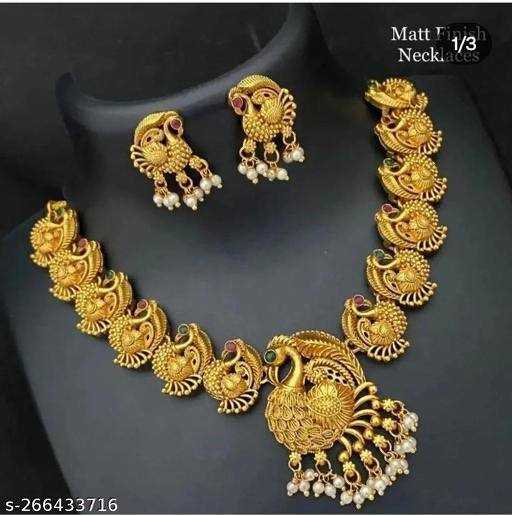 Ynf Brass KESH191 1 Womens Jewellery Wholesale Kundan Necklace Set Rajwadi Necklaces Set Manufacturer - Jewellery Export