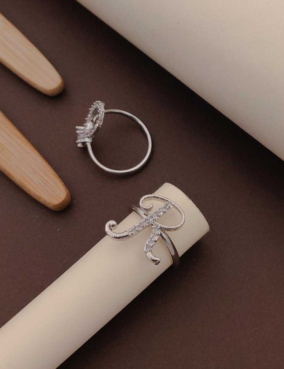 Ynf Brass KESH191 1 Womens Jewellery Wholesale Oxidized Rings AD Diamond Rings Manufacturer - Jewellery Export