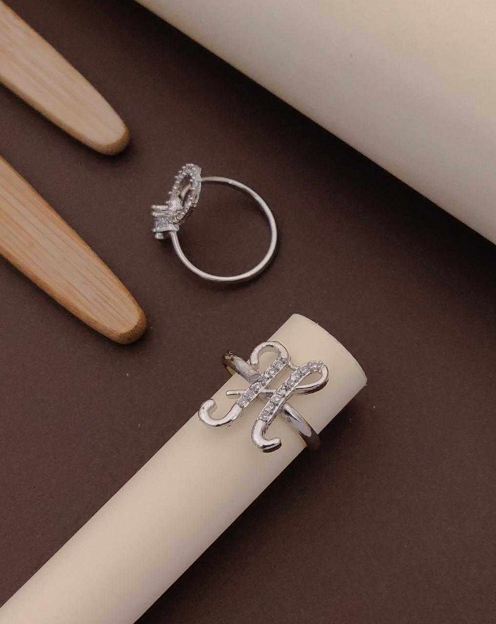 Ynf Brass KESH191 1 Womens Jewellery Wholesale Oxidized Rings AD Diamond Rings Manufacturer - Jewellery Export