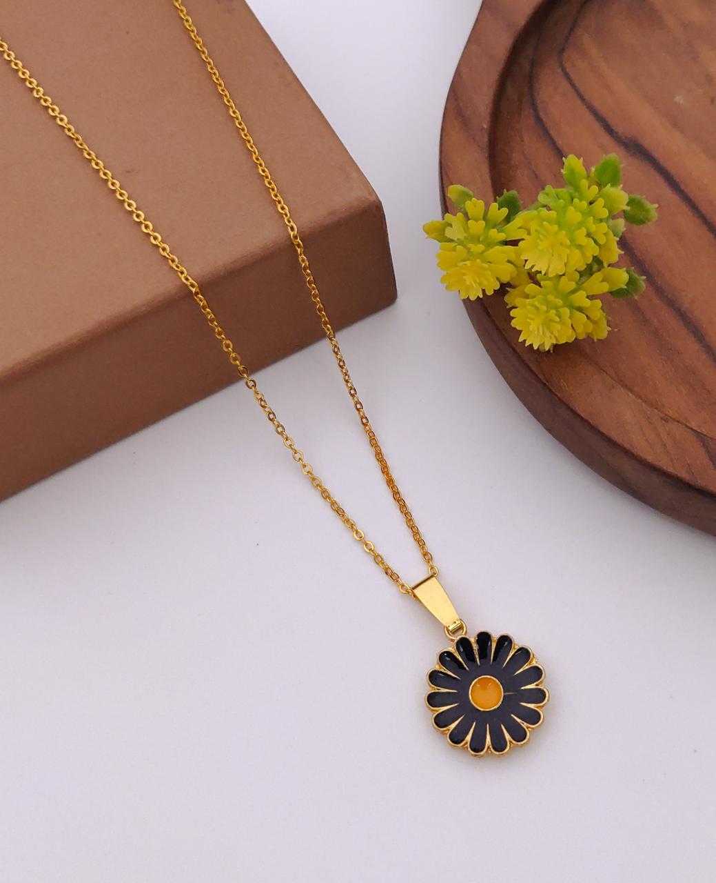 Ynf Brass KESH191 2 Womens Jewellery Wholesale Chain Pendant Set Fashion Pendant Manufacturer - Jewellery Export