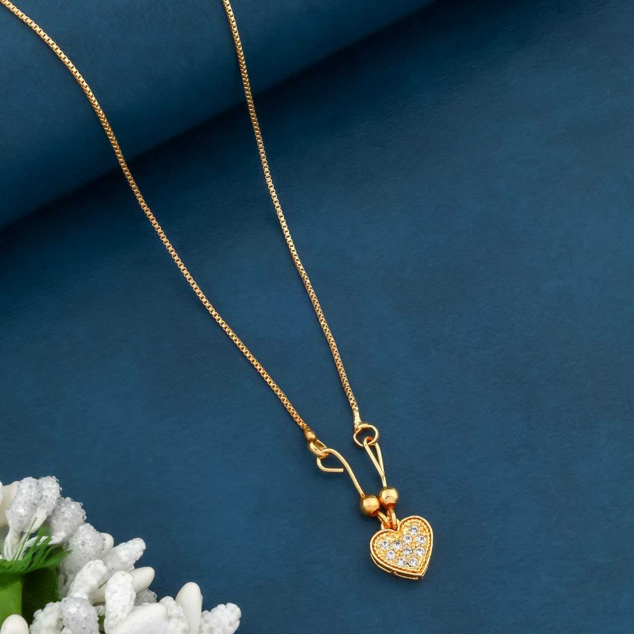 Ynf Brass KESH191 2 Womens Jewellery Wholesale Chain Pendant Set Fashion Pendant Manufacturer - Jewellery Export