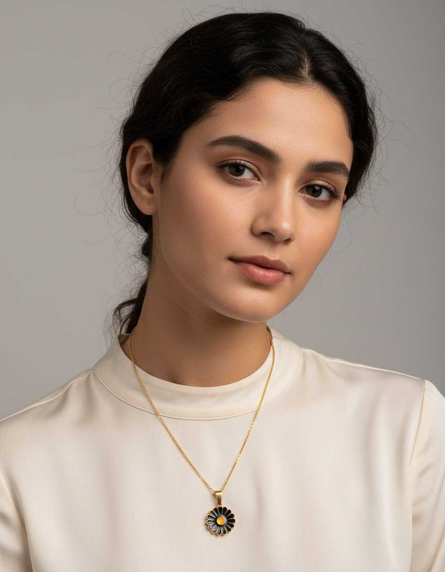 Ynf Brass KESH191 2 Womens Jewellery Wholesale Chain Pendant Set Fashion Pendant Manufacturer - Jewellery Export