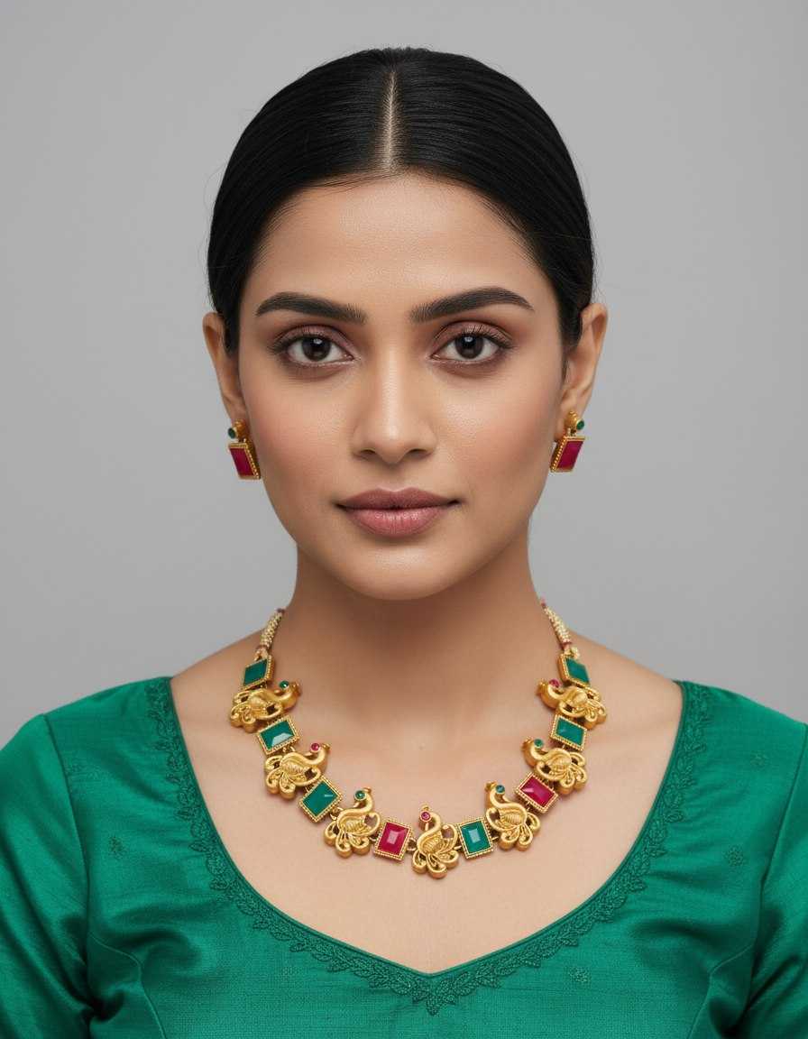 Ynf Brass KESH191 4 Womens Jewellery Wholesale Choker Necklaces Necklaces Set Manufacturer - Jewellery Export