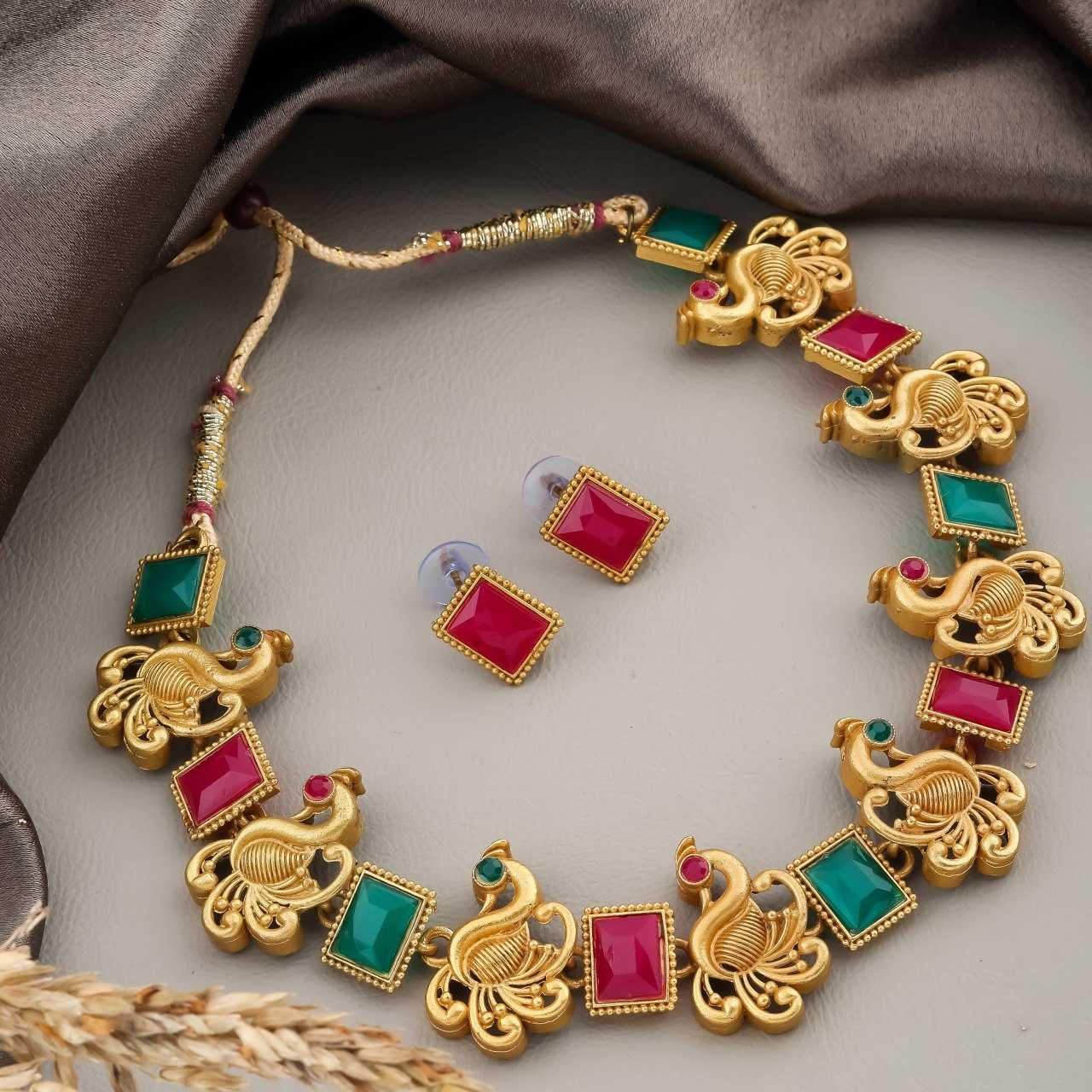 Ynf Brass KESH191 4 Womens Jewellery Wholesale Choker Necklaces Necklaces Set Manufacturer - Jewellery Export