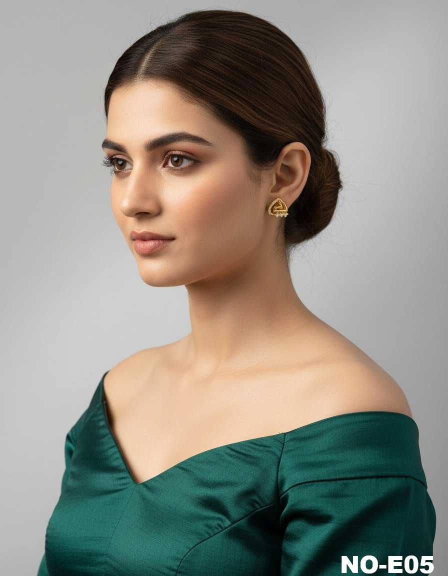 Ynf Brass KESH191 7 Womens Jewellery Wholesale Fancy Earrings AD Diamond Earring Kundan Earrings Manufacturer - Jewellery Export