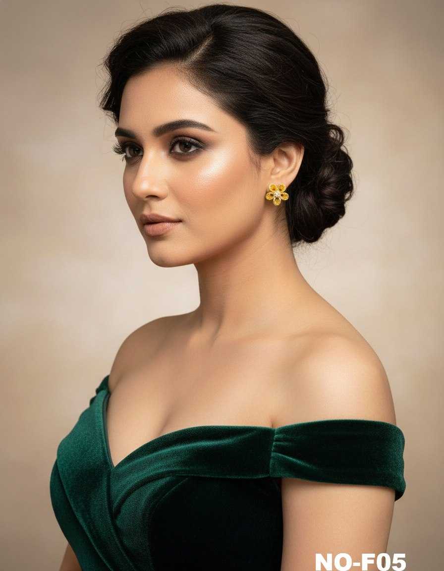 Ynf Brass KESH191 8 Womens Jewellery Wholesale Fancy Earrings AD Diamond Earring Manufacturer - Jewellery Export