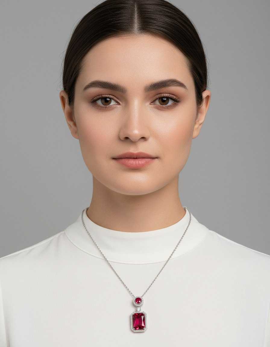 Ynf Brass KESH191 Womens Jewellery Wholesale Chain Pendant Set Pendant Manufacturer - Jewellery Export