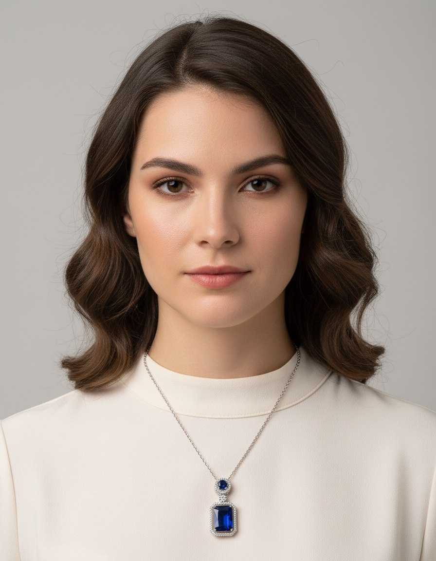 Ynf Brass KESH191 Womens Jewellery Wholesale Chain Pendant Set Pendant Manufacturer - Jewellery Export