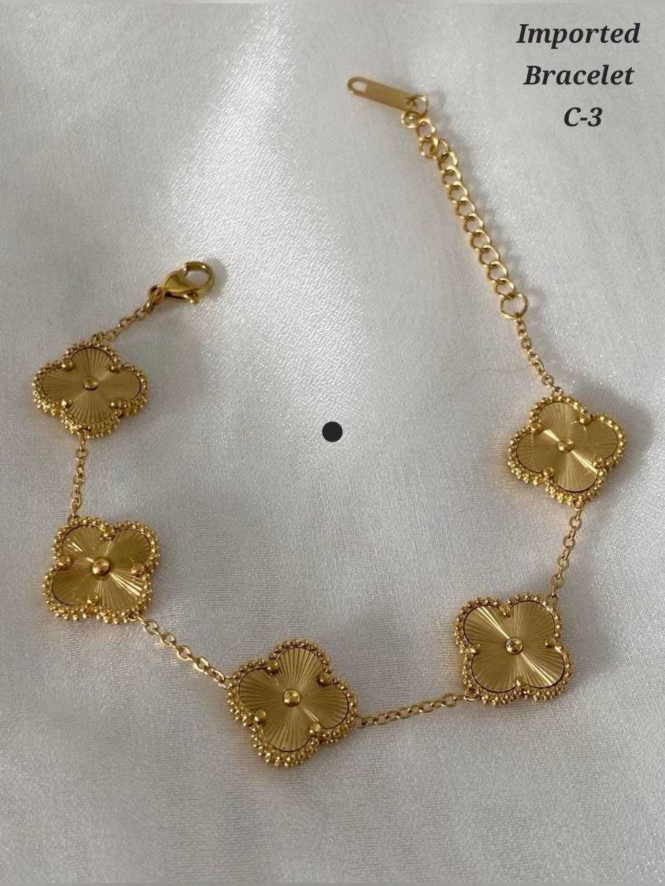 Ynf Brass KESH193 132 Womens Jewellery Festive Collections Wholesale Brass Gold Bracelets Golden Bracelet Fashion Bracelets Manufacturer - Jewellery Export