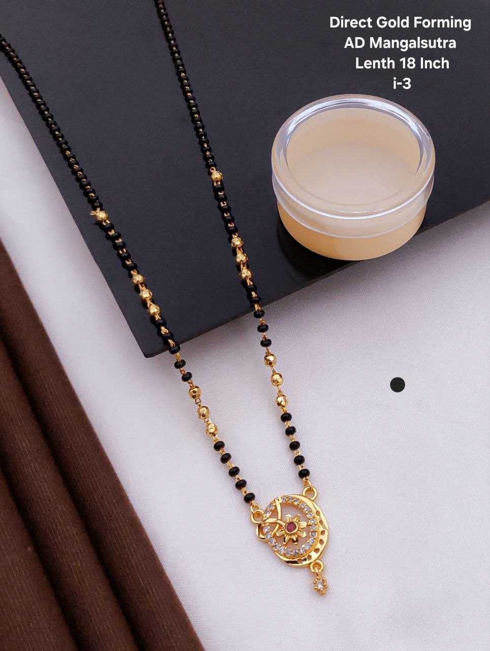 Ynf Brass KESH193 MANGALSUTRA Womens Jewellery Wholesale Mangalsutras Designer Crystal Necklaces Party Wear Jewelry Manufacturer - Jewellery Export