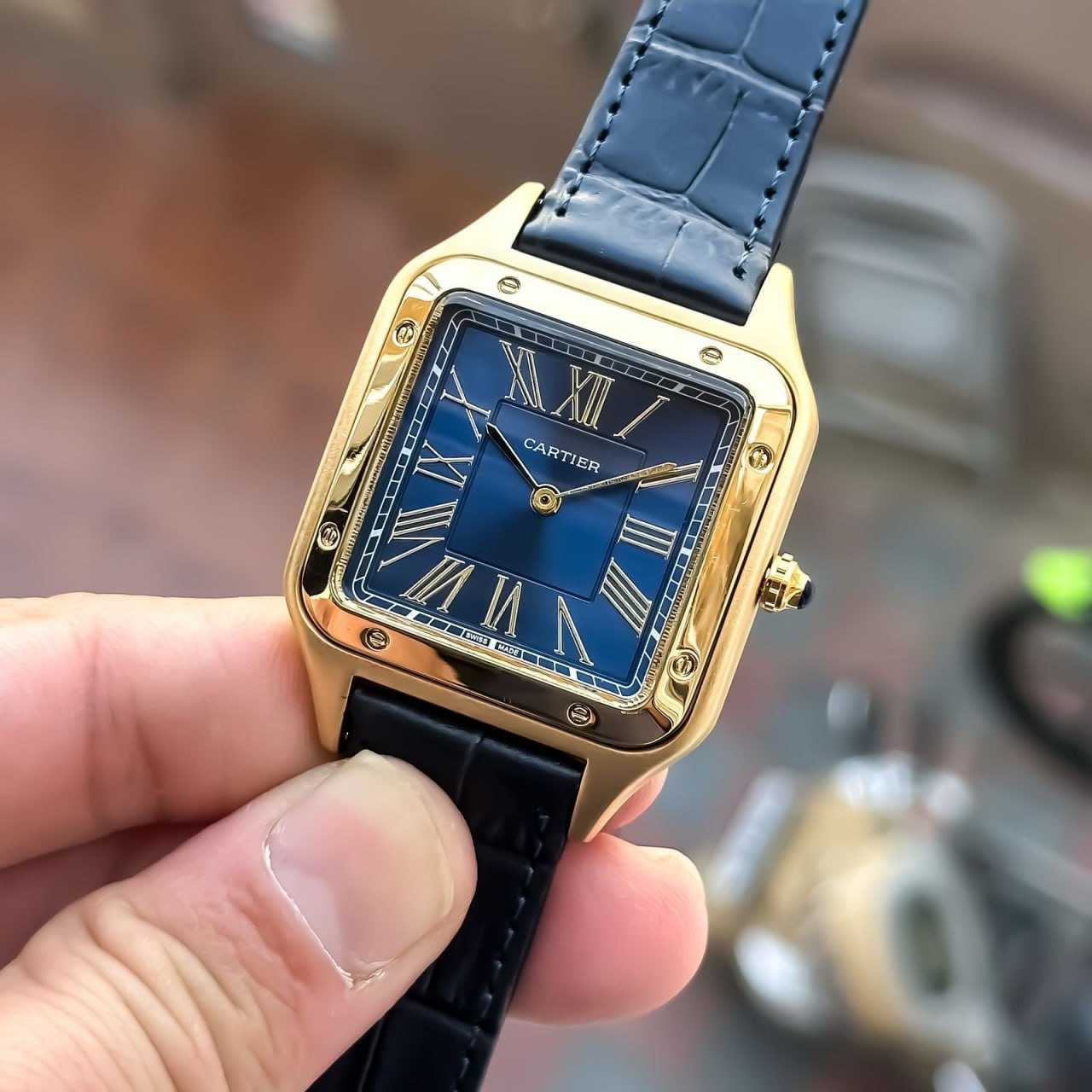 Ynf Brass KESH595 Cartier Santos Dumont Mens Jewellery Wholesale Mens Fashion Watches Manufacturer - Jewellery Export