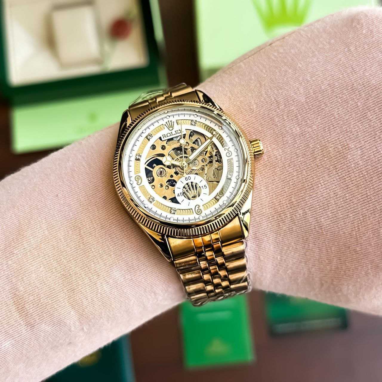 Ynf Brass KESH595 Rolex Gold Mens Jewellery Wholesale Mens Luxury & Designer Watches Manufacturer - Jewellery Export