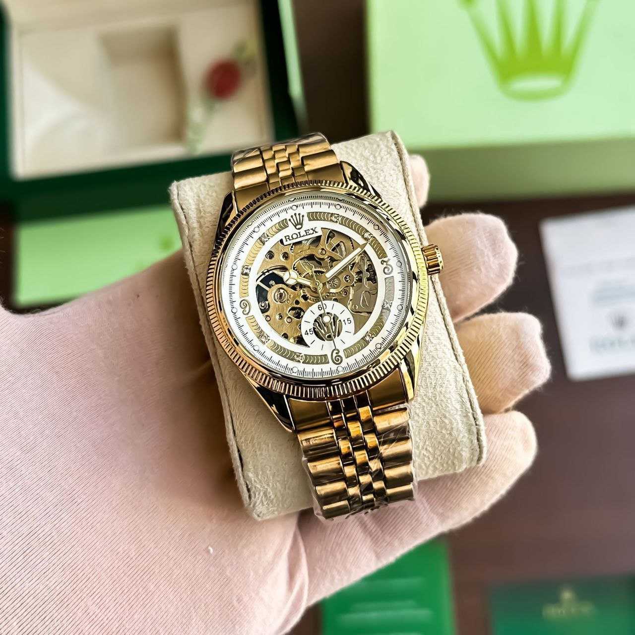 Ynf Brass KESH595 Rolex Gold Mens Jewellery Wholesale Mens Luxury & Designer Watches Manufacturer - Jewellery Export