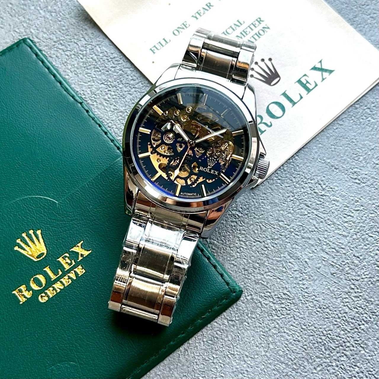 Ynf Brass KESH595 Rolex Silver Mens Jewellery Wholesale Mens Fashion Watches Manufacturer - Jewellery Export