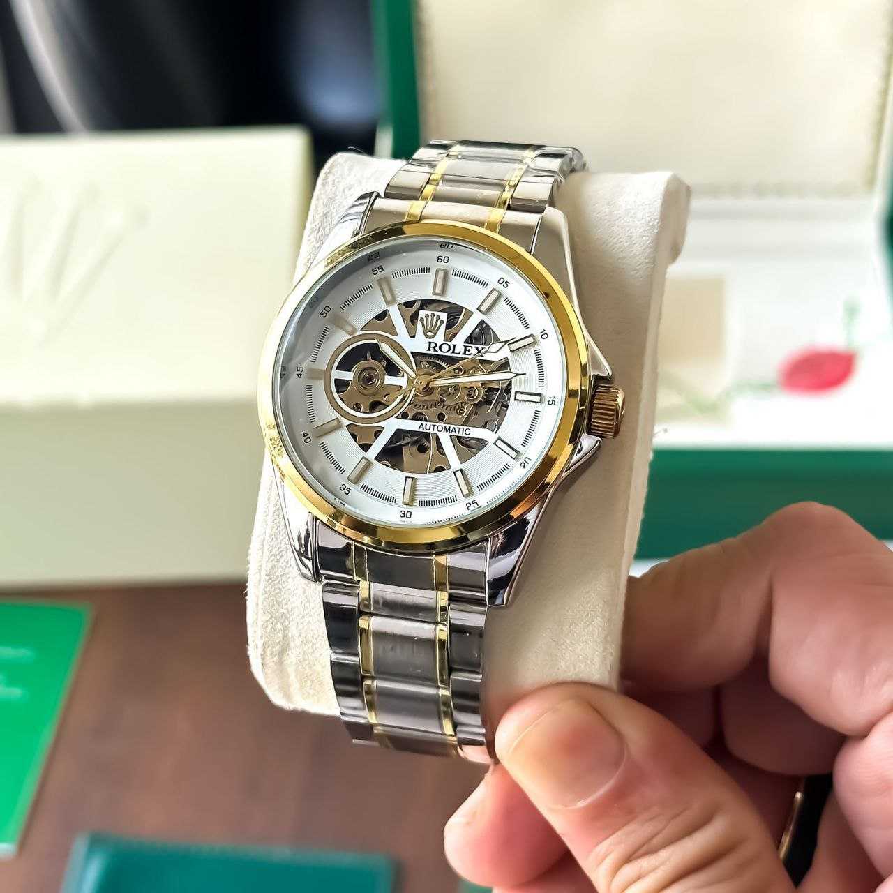 Ynf Brass KESH595 Rolex skeleton Mens Jewellery Wholesale Mens Luxury & Designer Watches Manufacturer - Jewellery Export