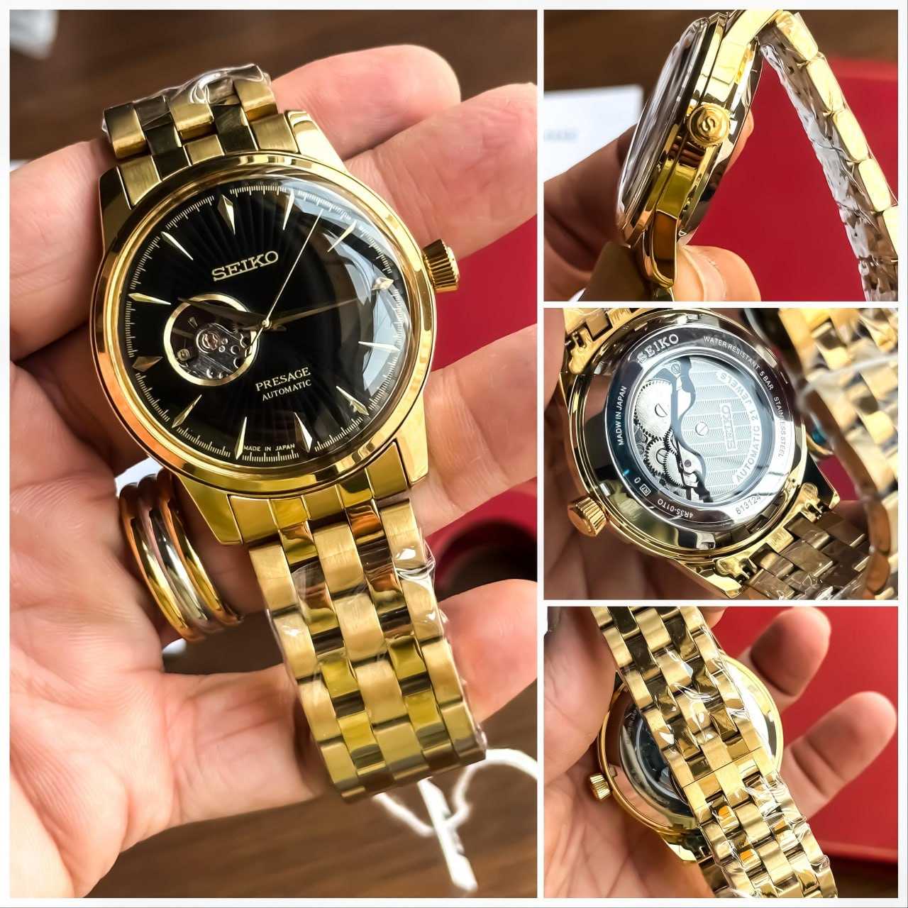 Ynf Brass KESH595 Seiko Presage Mens Jewellery Wholesale Mens Automatic & Mechanical Watches Manufacturer - Jewellery Export