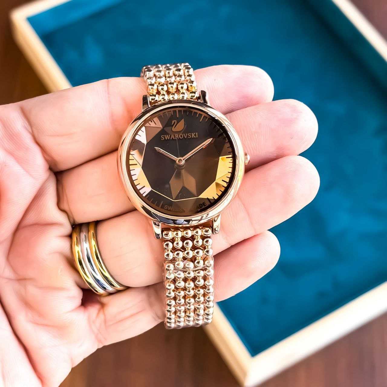 Ynf Brass KESH595 Swarovski Womens Jewellery Wholesale Traditional Watches Manufacturer - Jewellery Export