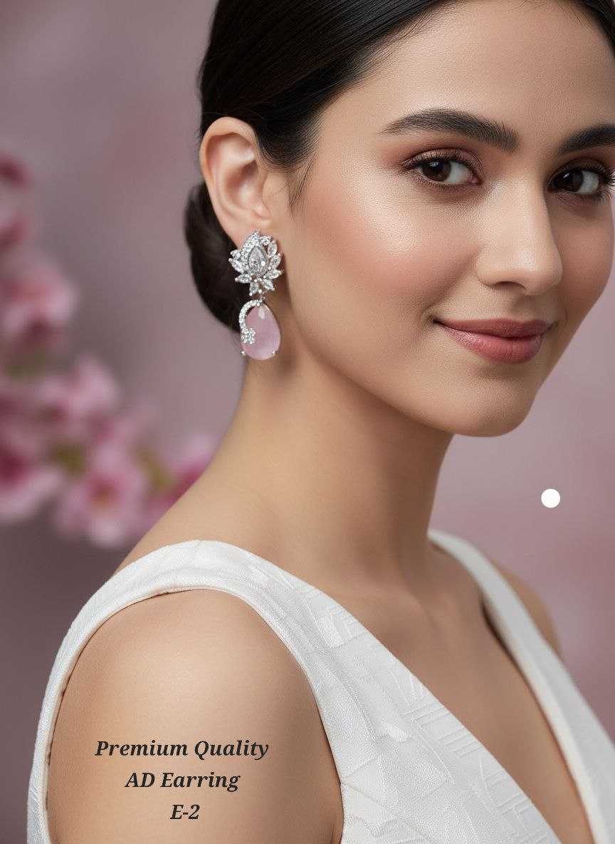 Ynf Fancy KESH193 1 Womens Jewellery Wholesale Fancy Earrings Costume Earring Artificial Diamond Earrings Manufacturer - Jewellery Export