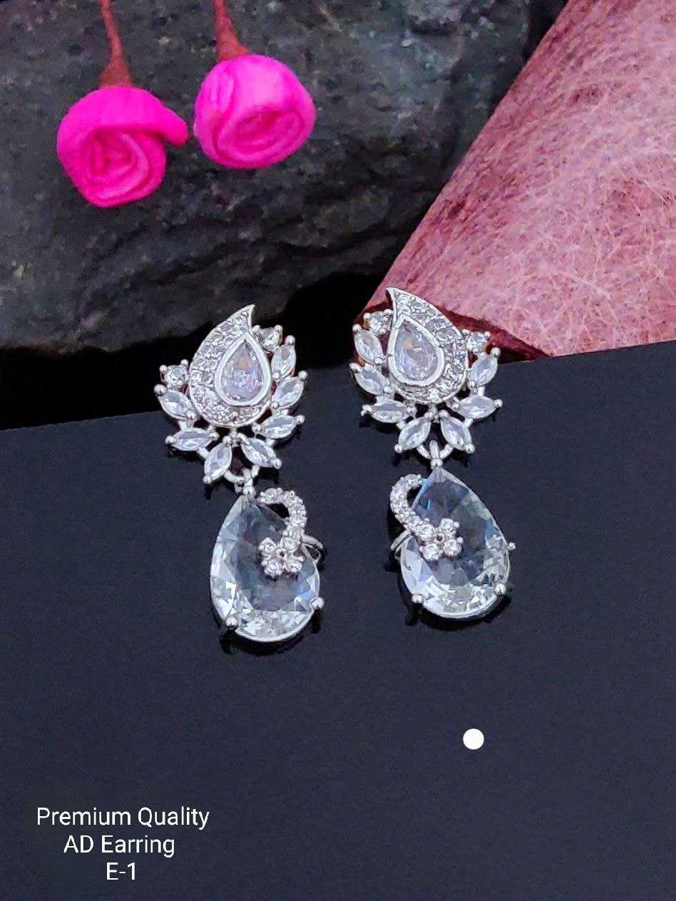 Ynf Fancy KESH193 1 Womens Jewellery Wholesale Fancy Earrings Costume Earring Artificial Diamond Earrings Manufacturer - Jewellery Export