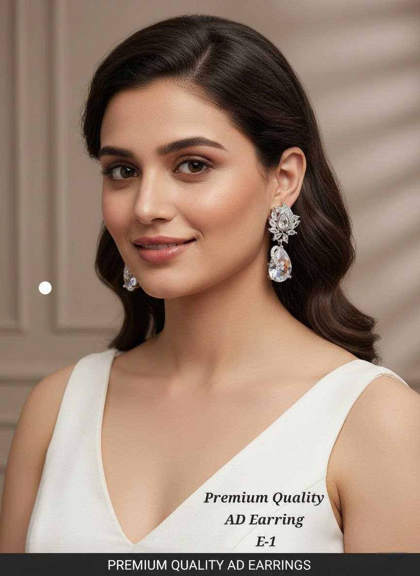 Ynf Fancy KESH193 1 Womens Jewellery Wholesale Fancy Earrings Costume Earring Artificial Diamond Earrings Manufacturer - Jewellery Export