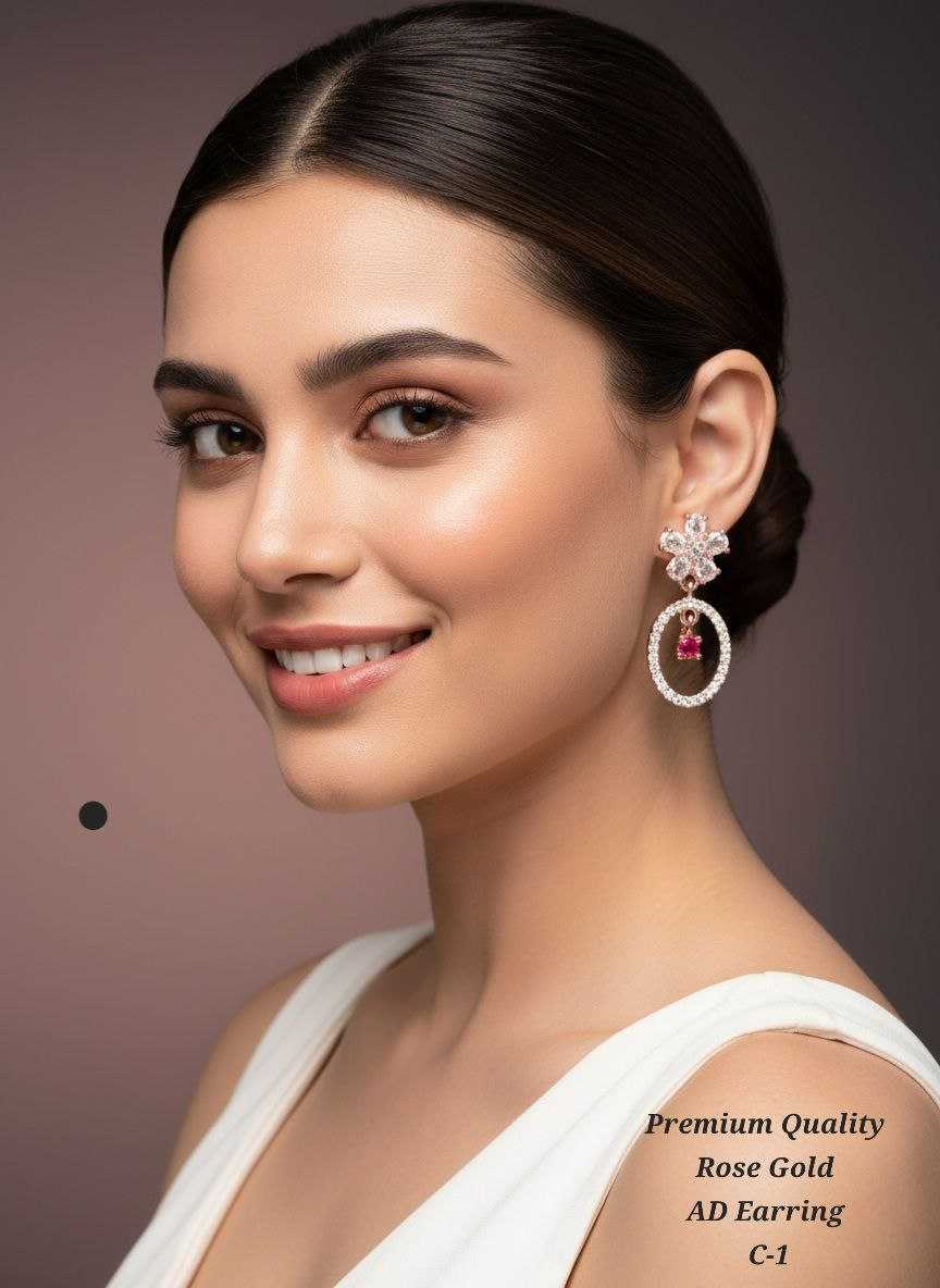 Ynf Fancy KESH193 1 Womens Jewellery Wholesale Fancy Earrings Costume Earring Party Wear Jewelry Manufacturer - Jewellery Export