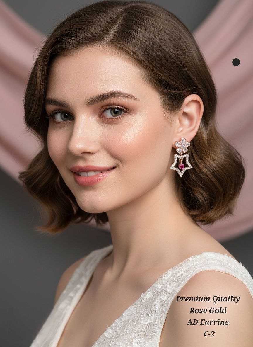 Ynf Fancy KESH193 1 Womens Jewellery Wholesale Fancy Earrings Costume Earring Party Wear Jewelry Manufacturer - Jewellery Export