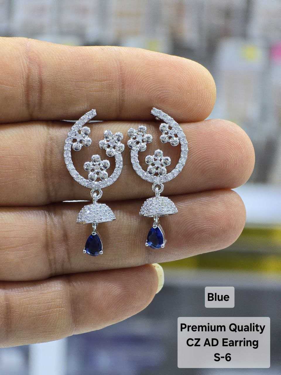 Ynf Fancy KESH193 1 Womens Jewellery Wholesale Fancy Earrings Jhumka Earrings Earrings With Stones Manufacturer - Jewellery Export