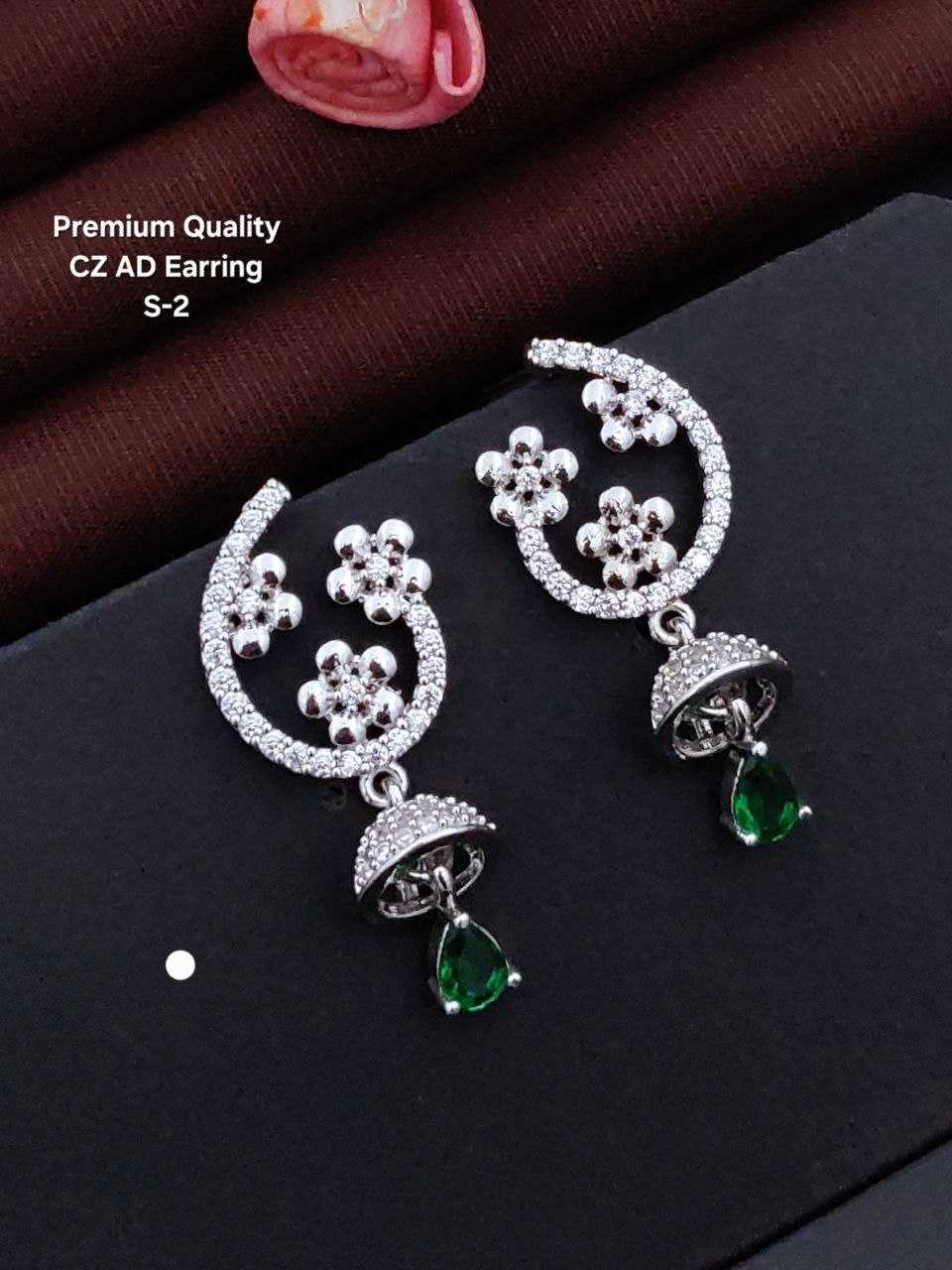 Ynf Fancy KESH193 1 Womens Jewellery Wholesale Fancy Earrings Jhumka Earrings Earrings With Stones Manufacturer - Jewellery Export