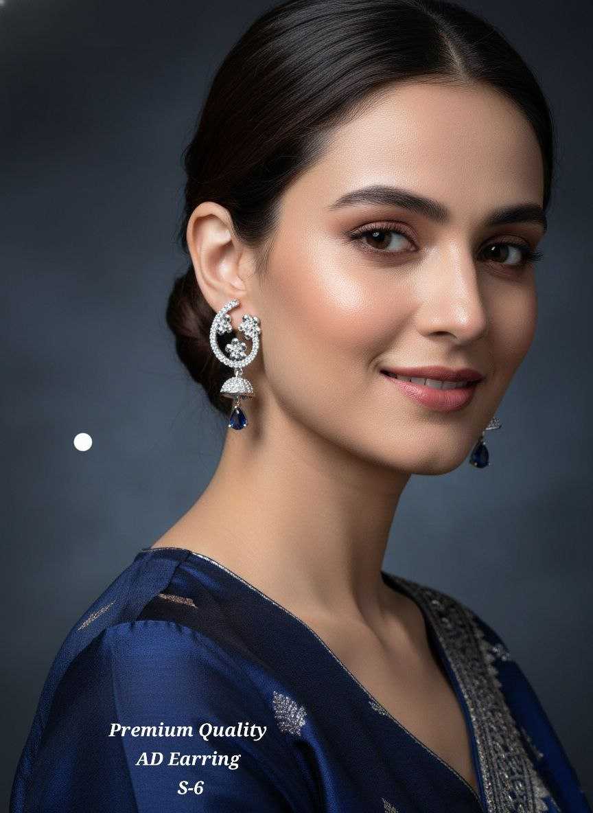 Ynf Fancy KESH193 1 Womens Jewellery Wholesale Fancy Earrings Jhumka Earrings Earrings With Stones Manufacturer - Jewellery Export