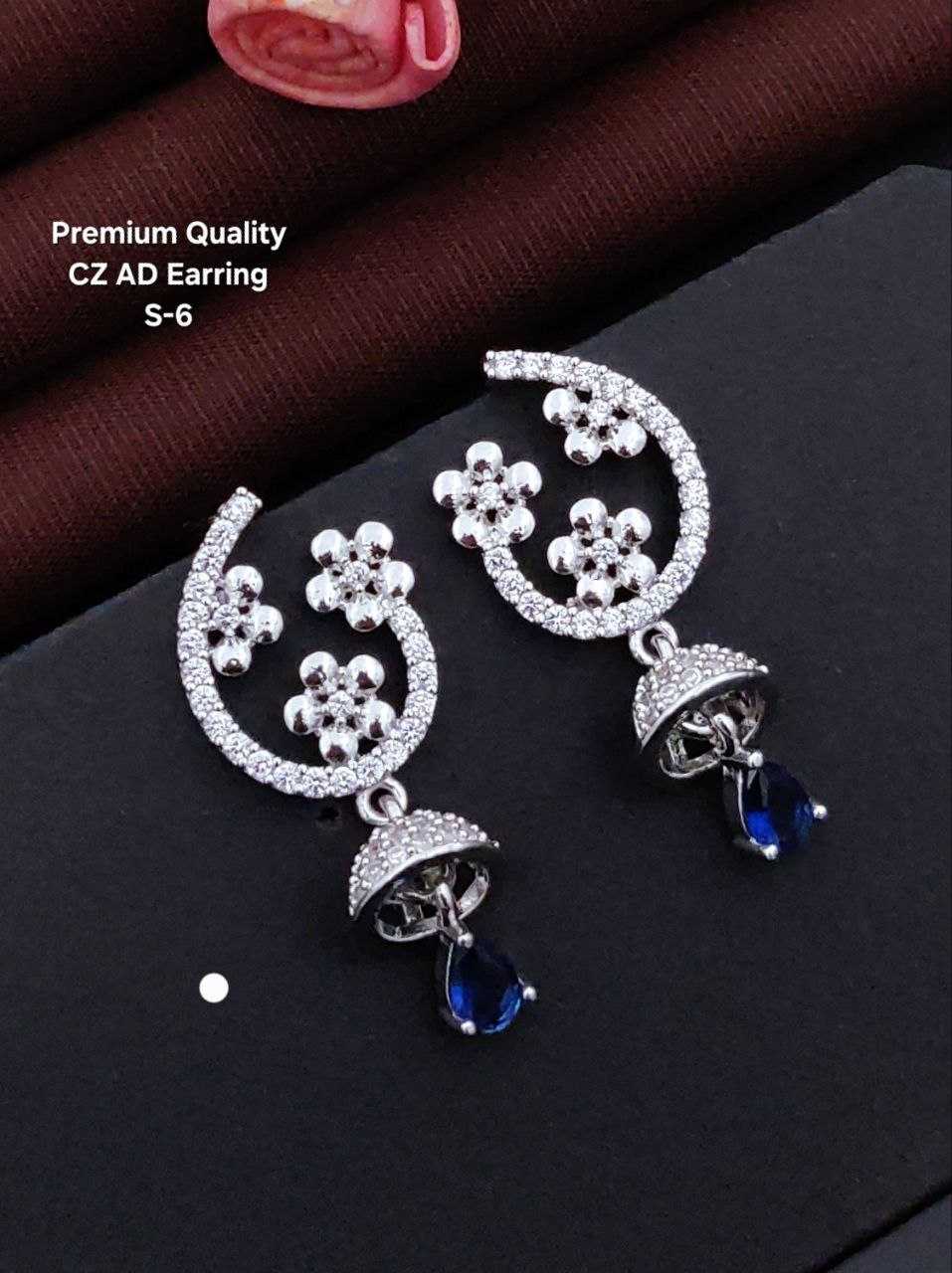 Ynf Fancy KESH193 1 Womens Jewellery Wholesale Fancy Earrings Jhumka Earrings Earrings With Stones Manufacturer - Jewellery Export